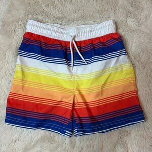 Janie & jack Recycled Sunset Strip Swim trunks. Size 6